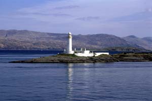 The lighthouse in Lismore Island