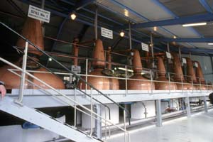 Pot Stills of Laphroaig Distillery