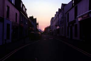 The Sunset in Portree